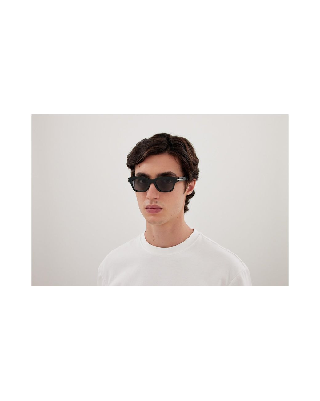 McQueen Black Am0497S 004 Sunglasses Acetate Squared