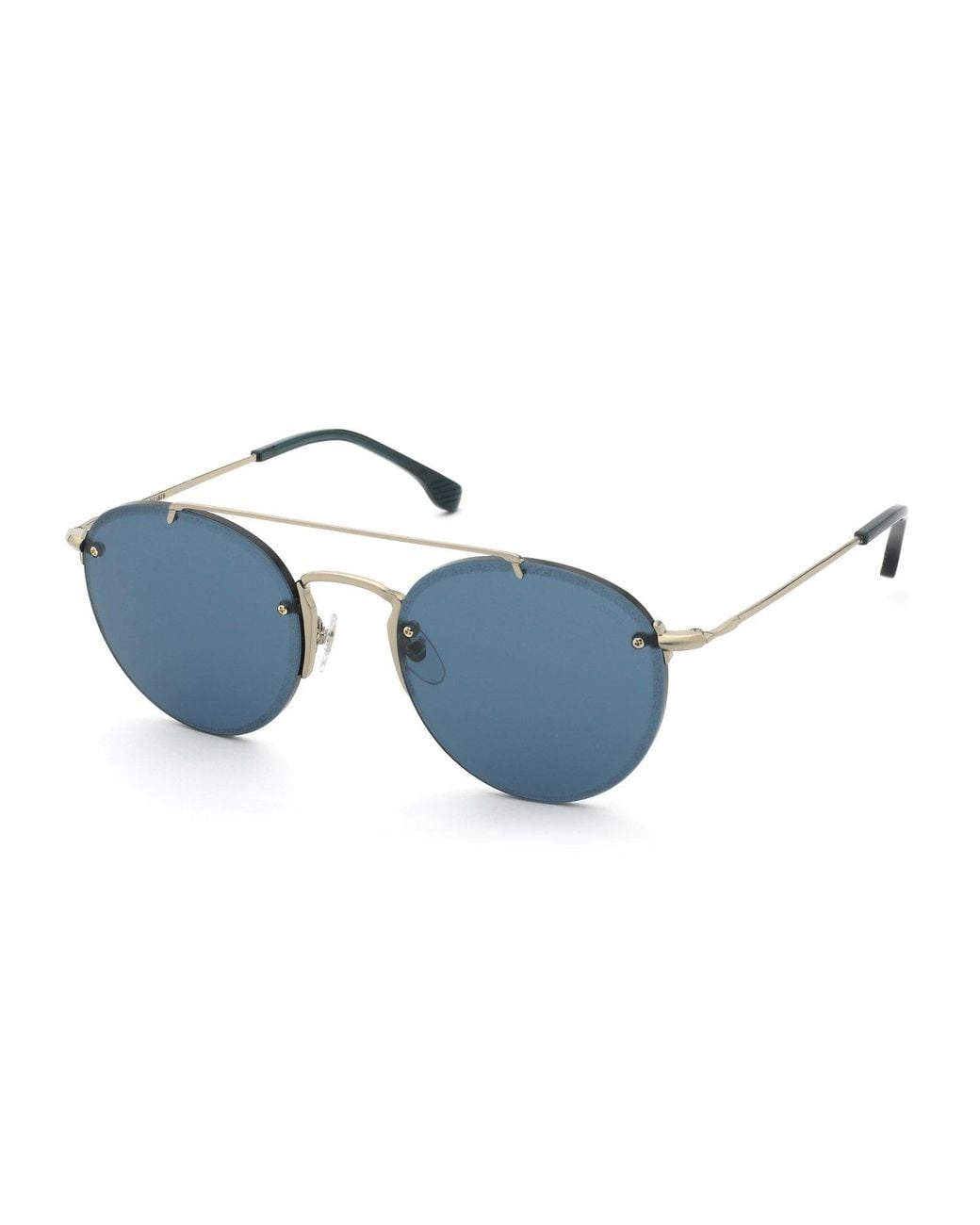 Lozza Black Sl2433 Gubbio 3 08Ff Sunglasses Metal Pantos Normal for men