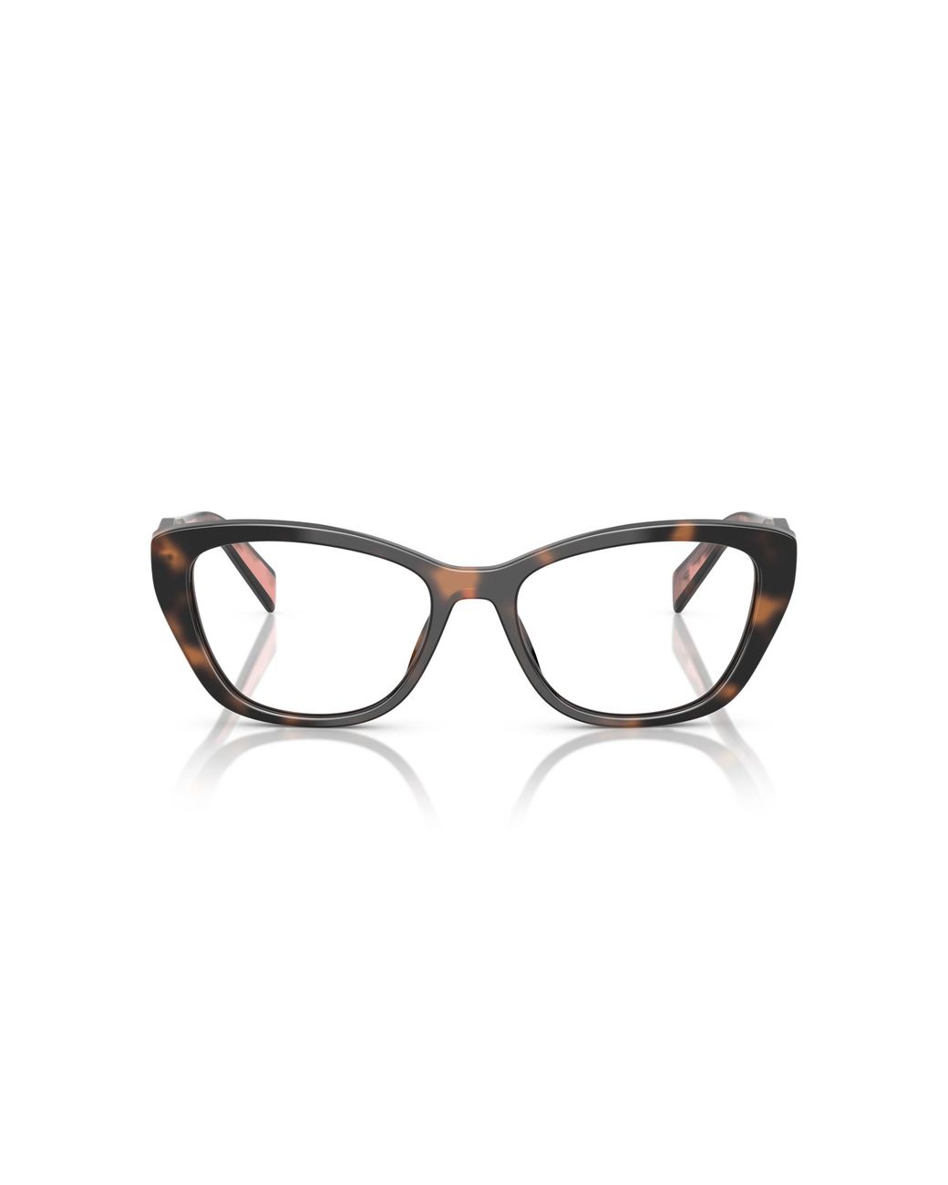 Prada Black Pr 19Wv 23A1O1 Optical Frames Acetate Transparent Cat Eye Normal