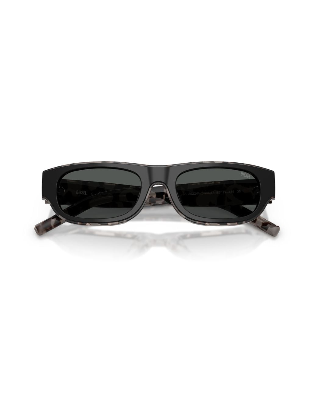 DIESEL Black Dl2022U 206887 Sunglasses Acetate Squared Normal