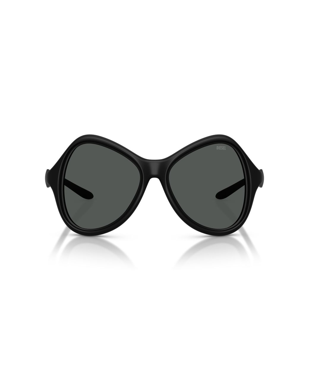 DIESEL Black Dl3010U 200287 Sunglasses Injected Cat Eye Normal