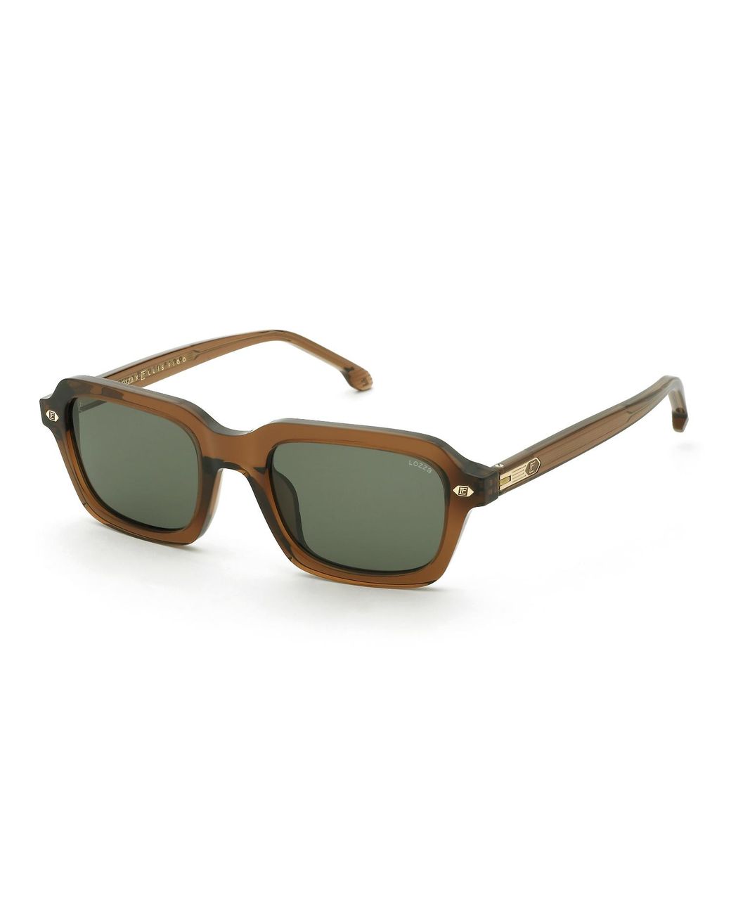 Lozza Black Sl4420 06A6 Sunglasses Acetate Squared Normal for men