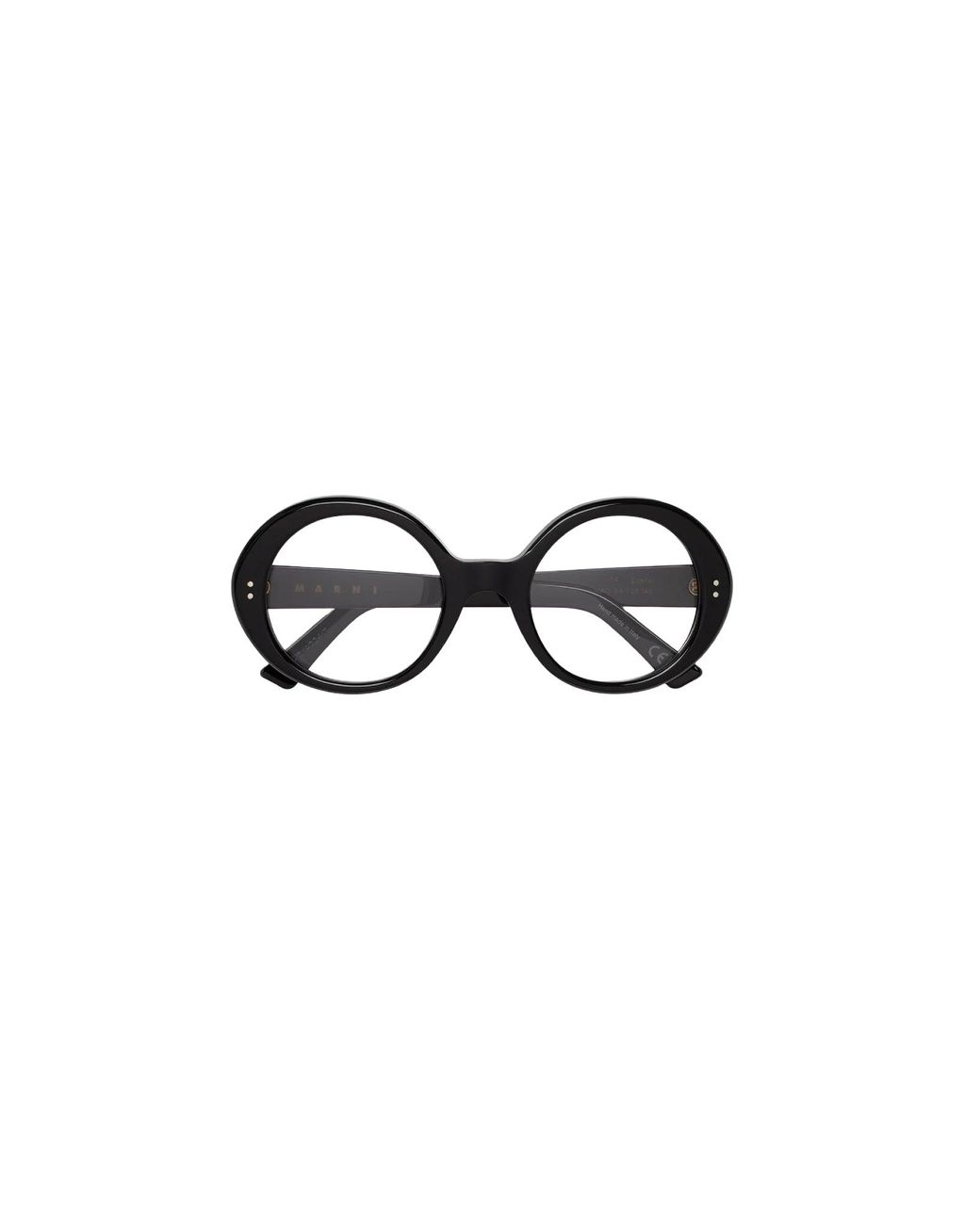 Marni Black Mao Eobilo Sunglasses Acetate Round
