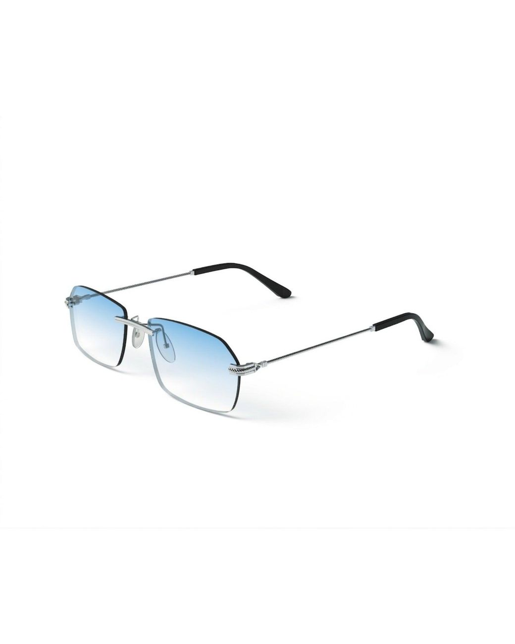 Xlab Black Paros Sunglasses Metal Smoke Squared Normal Shaded