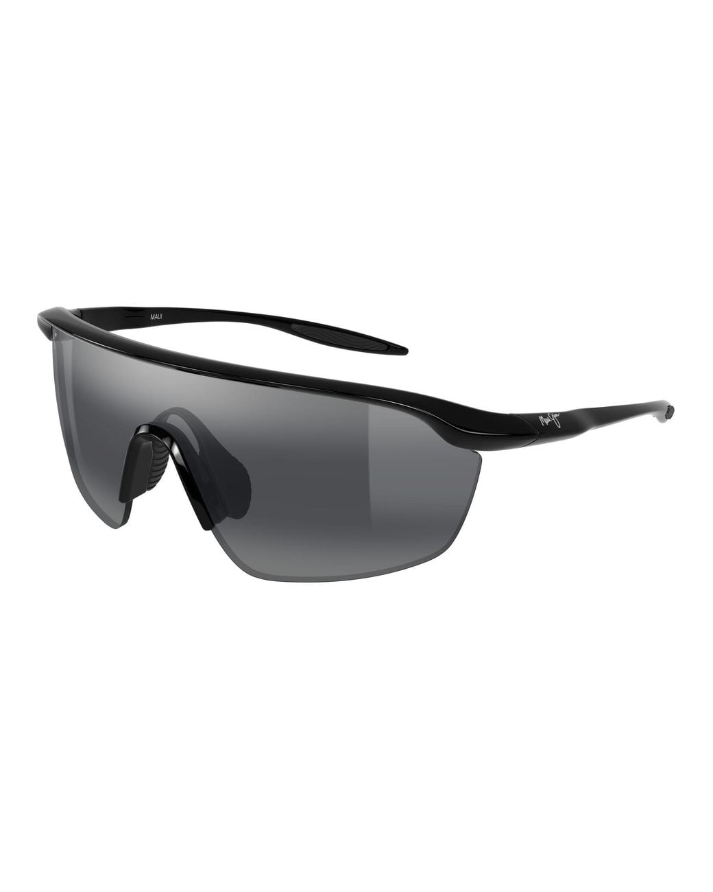 Maui Jim Black Mj0348Sa 005 Occhiali Da Sole Bio-Iniettato Grigio Avvolgente