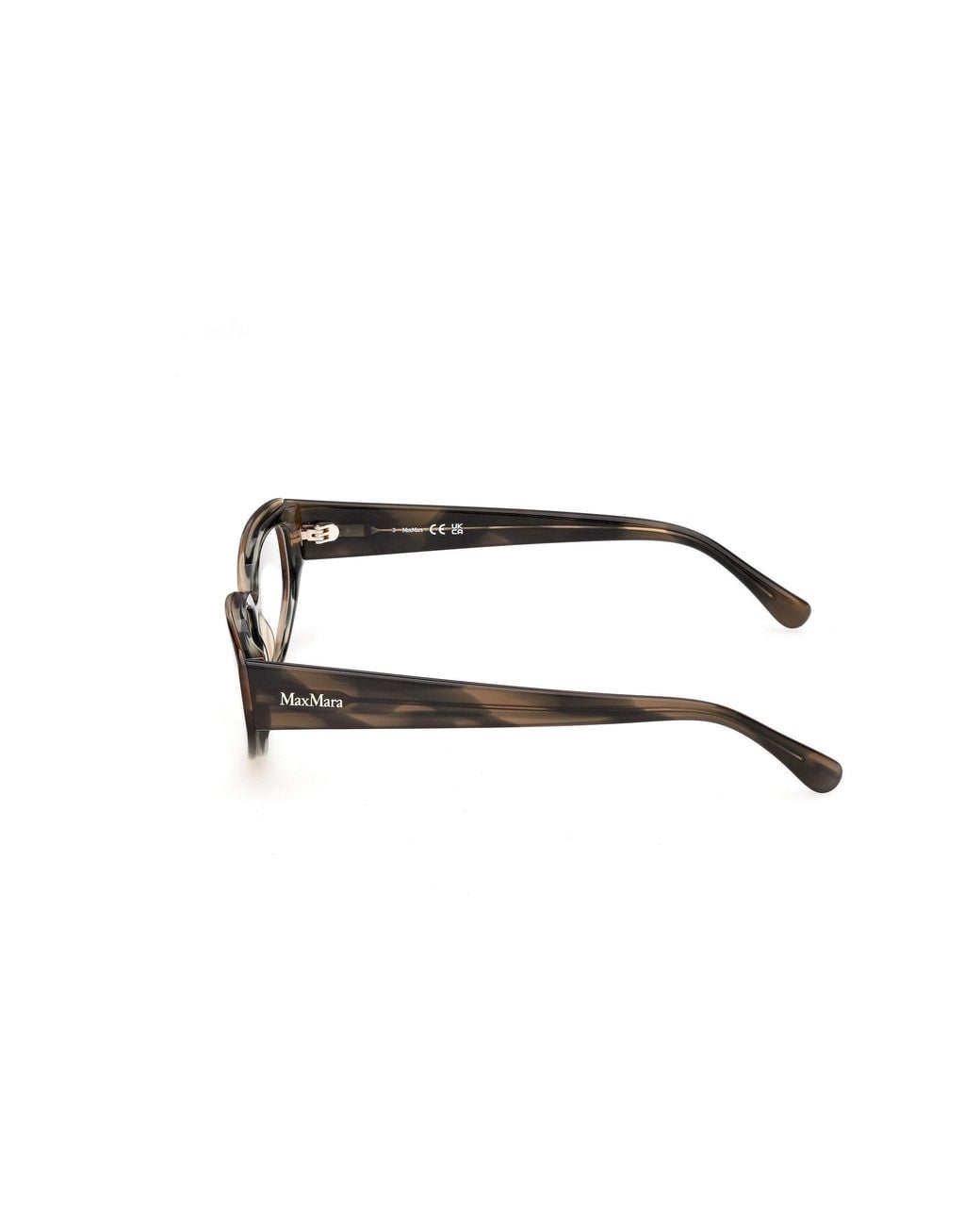 Max Mara Black Mm5258 55 Optical Frames Acetate Geometric Normal