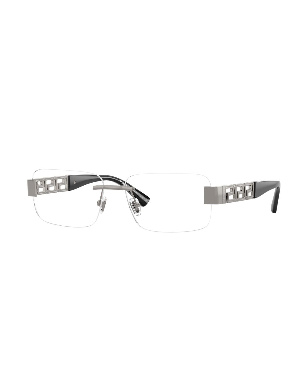 Versace Black Ve1310 1001 Optical Frames Metal Pillow Normal for men