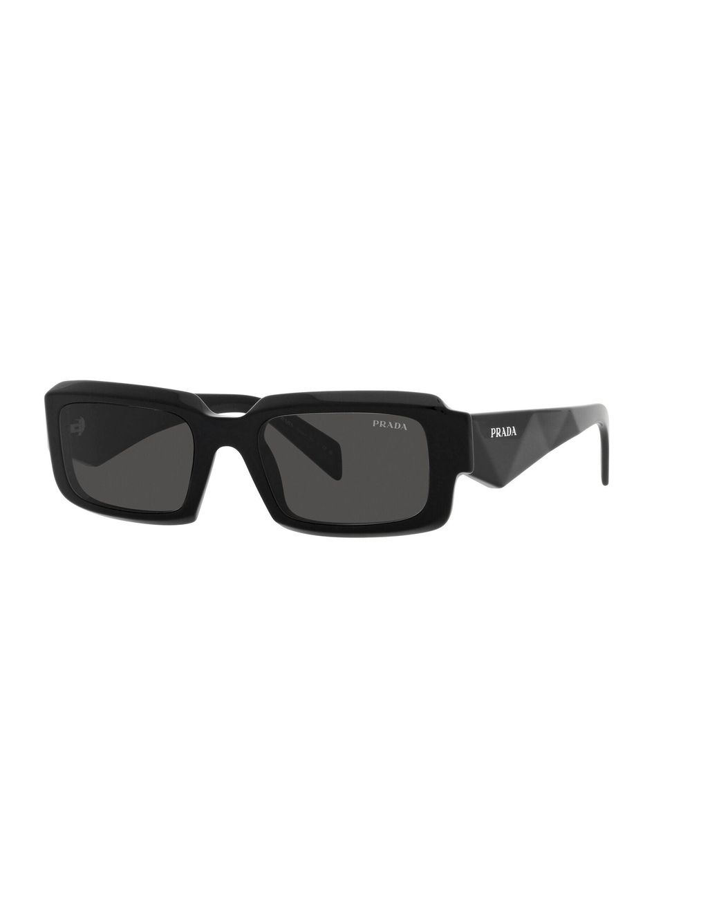 Prada Black Pr 27Zs 16K08Z Sunglasses Acetate Geometric Normal for men