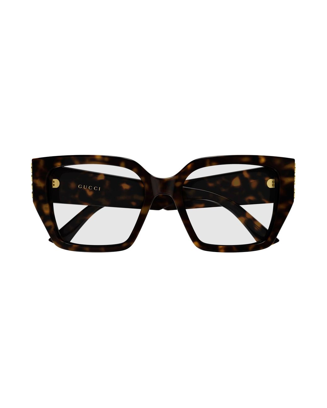 Gucci Black Gg2042O 002 Optical Frames Acetate Transparent Butterfly