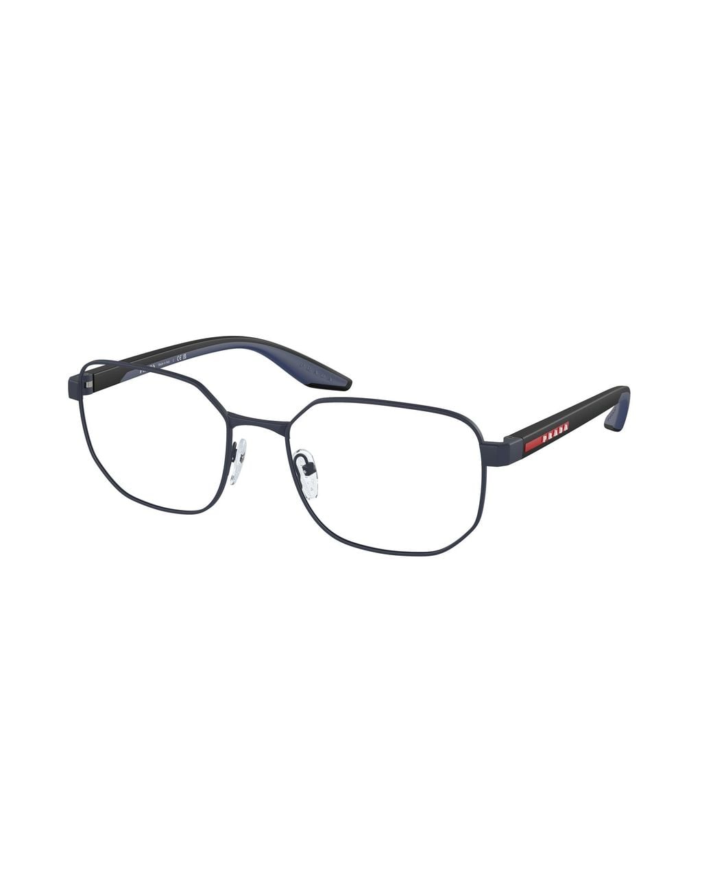 Paradas Linea Rosa Prada Linea Rossa Ps 50Qv Tfy1O1 Optical Frames Metal Geometric Normal ...