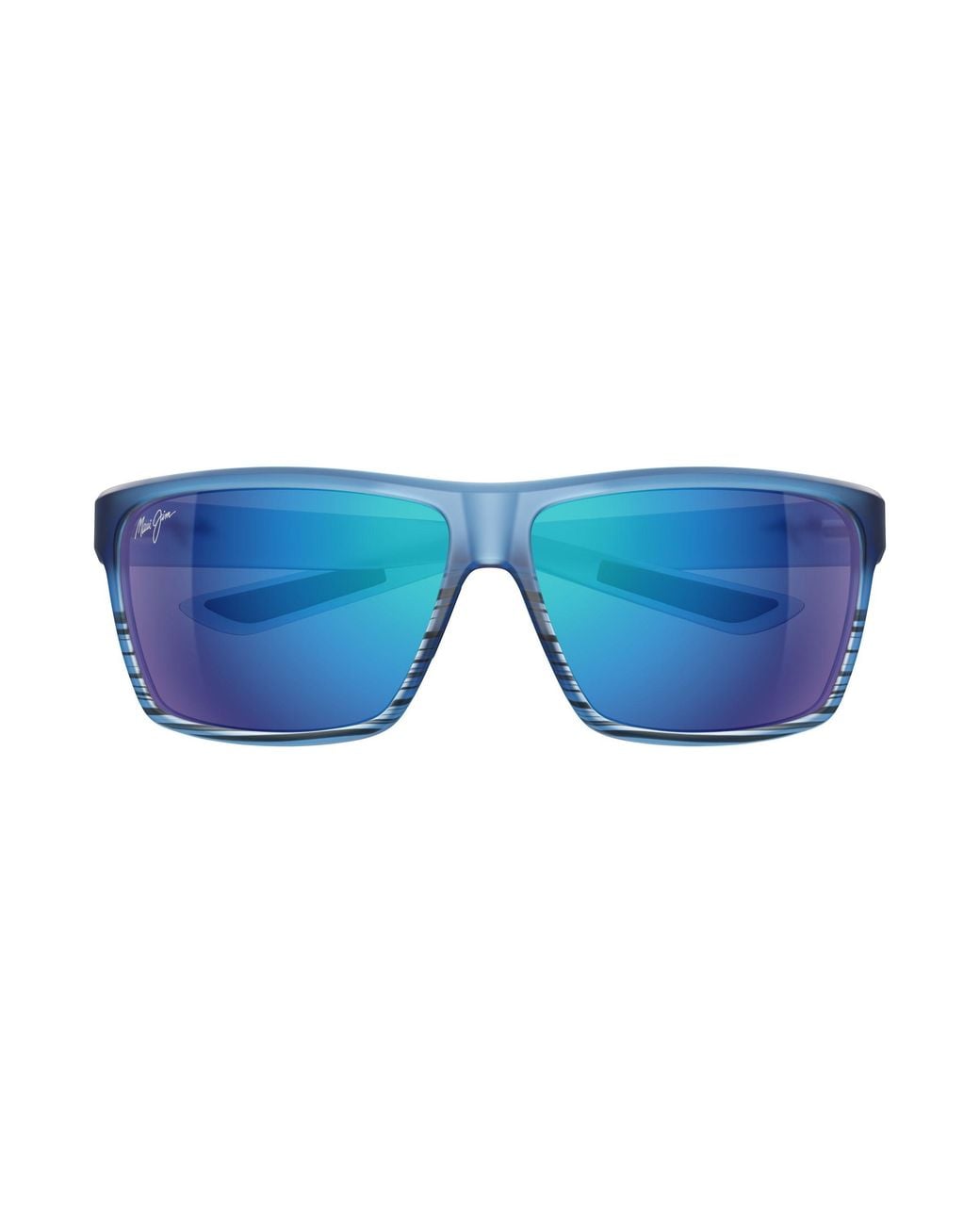 Maui Jim Black Mj0839S 002 Occhiali Da Sole Iniettato Squadrata