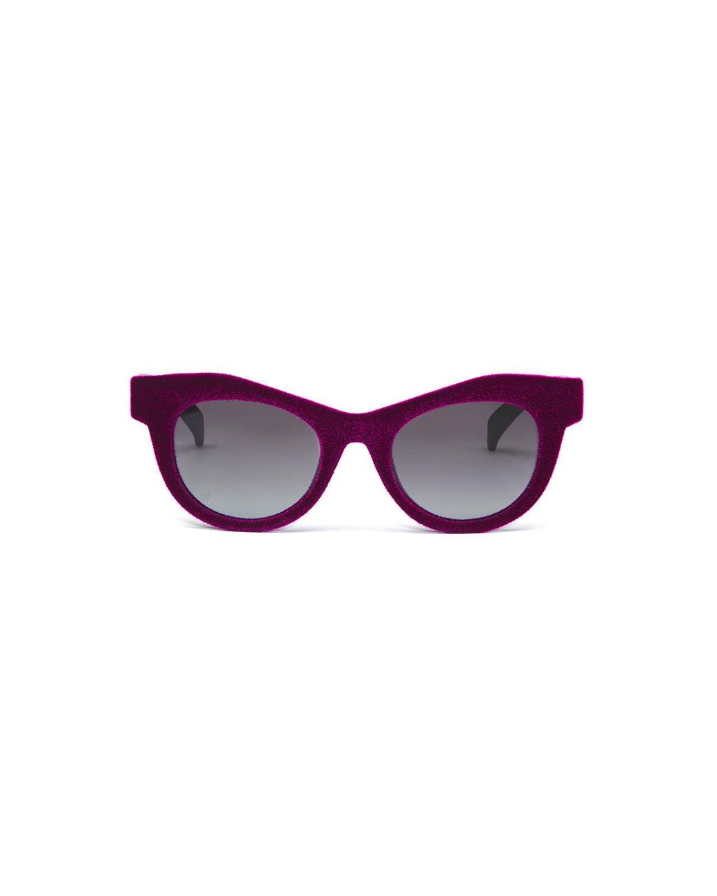 Italia Independent Black 0096V 010.000 Outlet Sunglasses Plastic Cat Eye Shaded