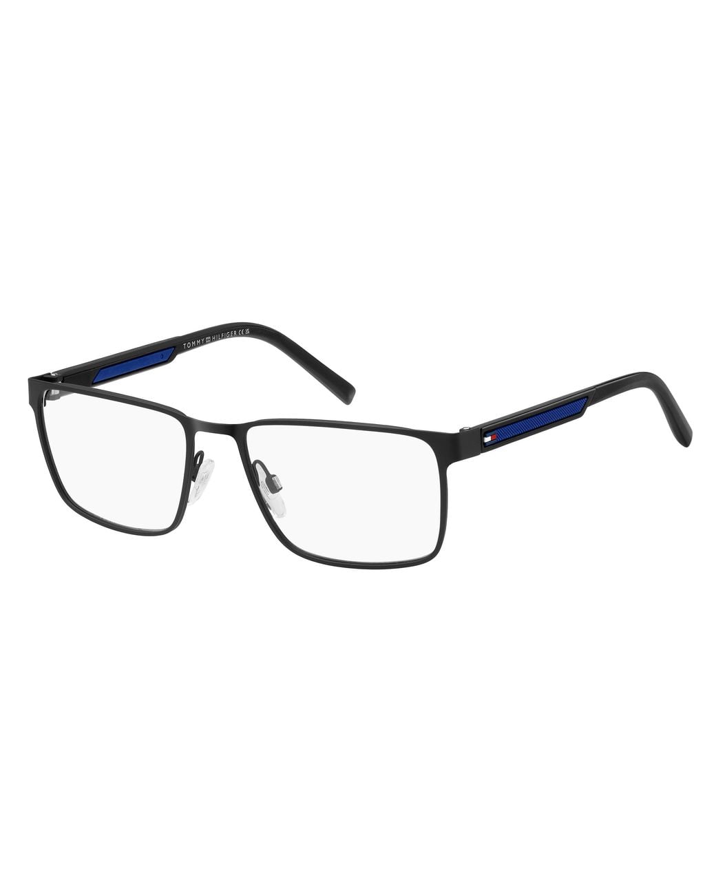 Tommy Hilfiger Black Th 2204 D51 Optical Frames Metal Squared Normal for men