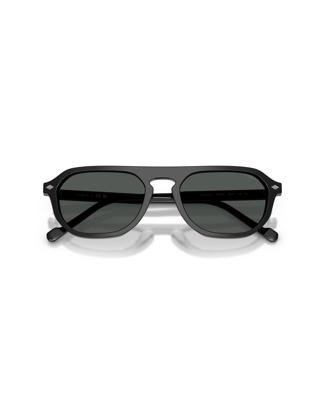 Vogue Eyewear Black Vo5752S W44/87 Sunglasses Acetate Pillow Normal for men
