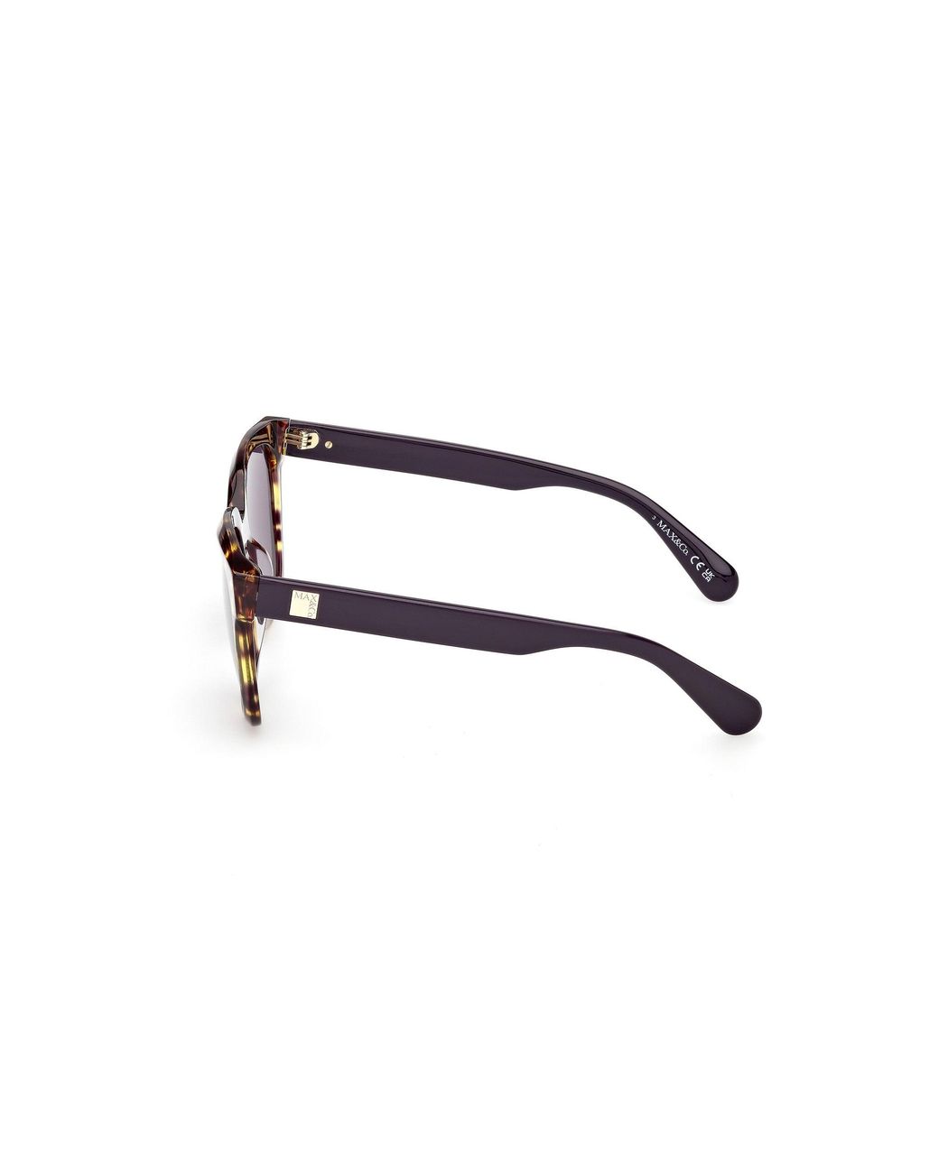 MAX&Co. Black Mo0146 56Y Sunglasses Acetate Squared Normal