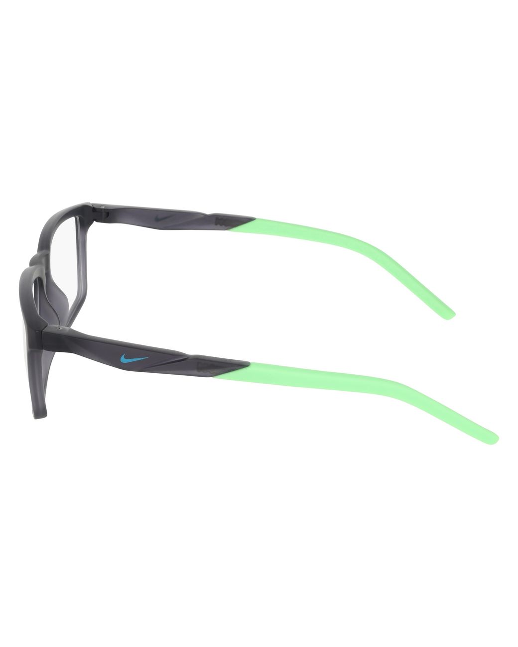 Nike Black 7295 039 Optical Frames Bio-Injected Squared Normal for men