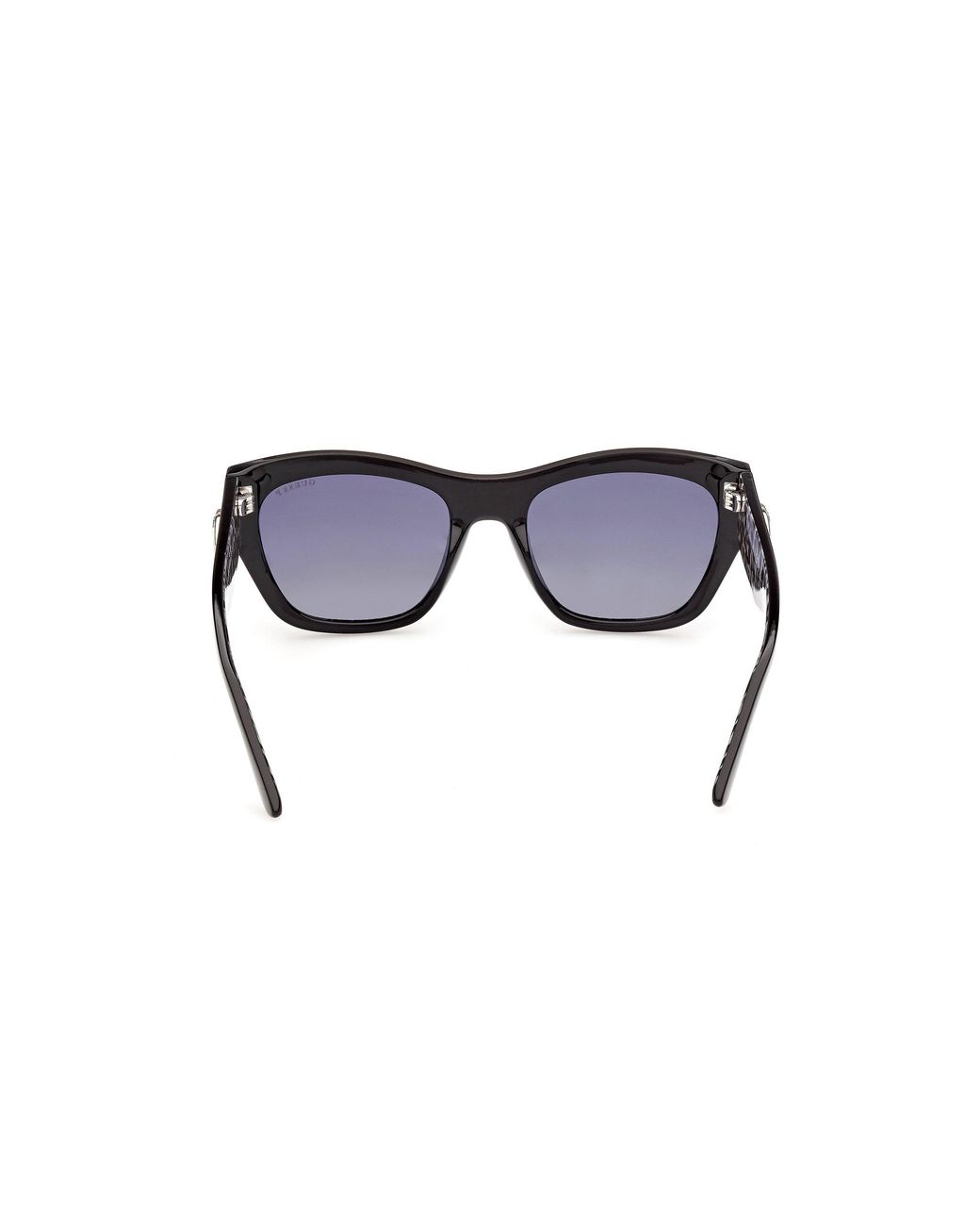 Guess Black Gu00363 01D Sunglasses Injected Smoke Squared Polarized