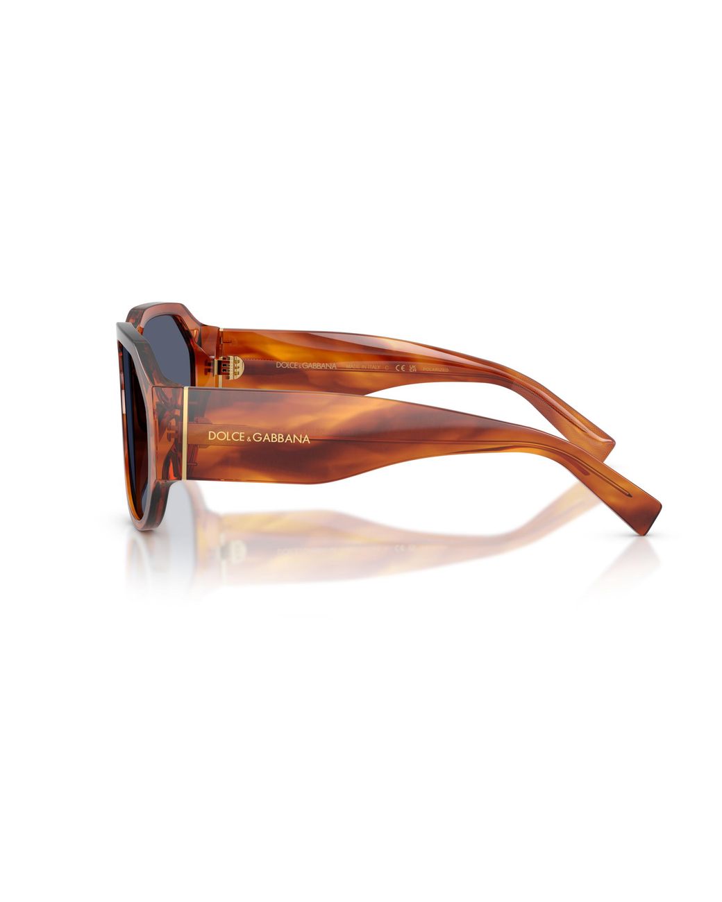 Dolce & Gabbana Black Dg4504 32212V Sunglasses Acetate Pilot Polarized for men