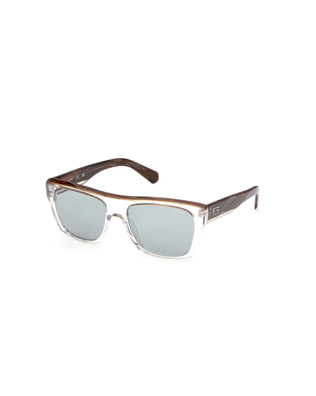 Guess Black Gu00368 26N Sunglasses Acetate Squared Normal for men