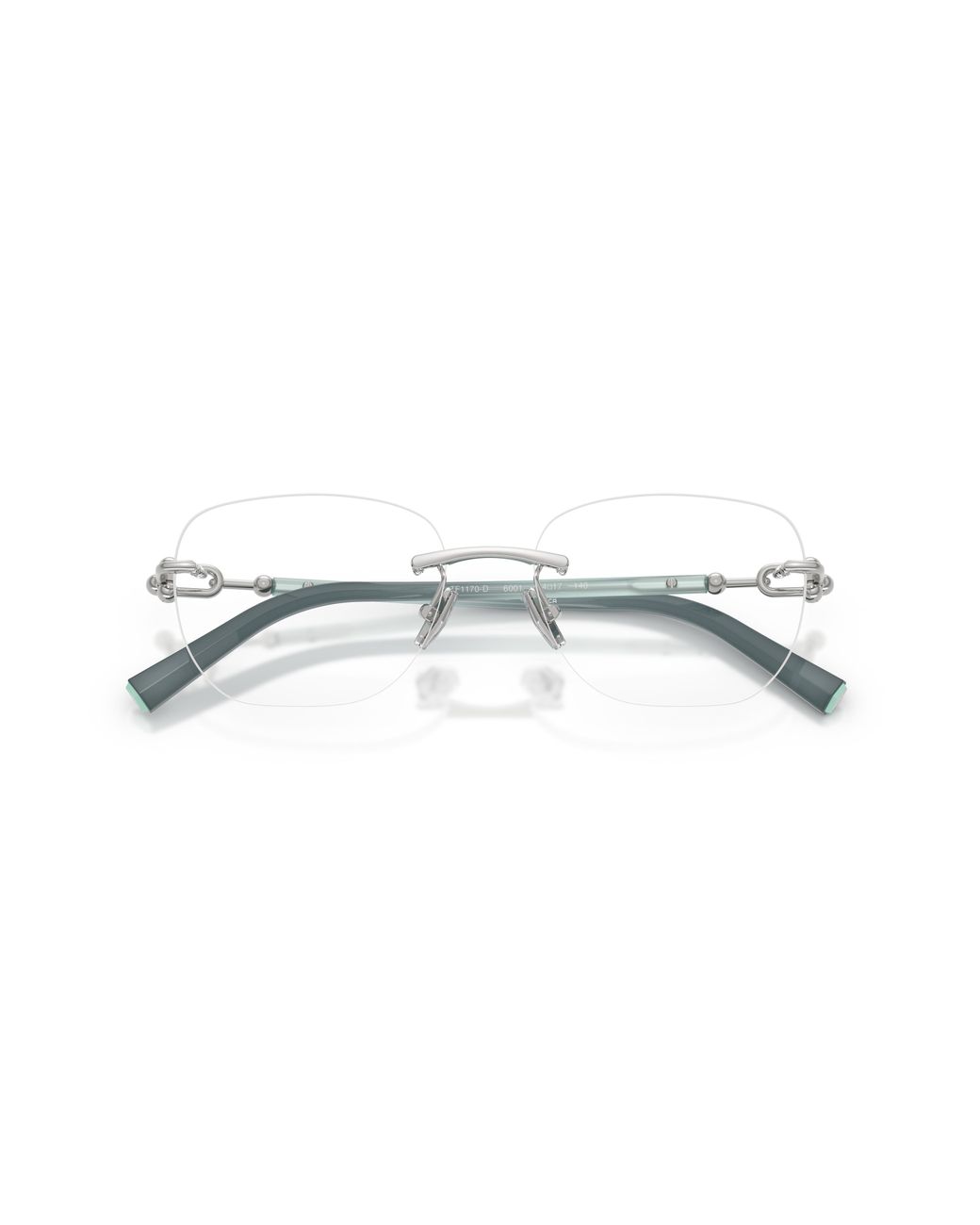 Tiffany & Co Black Tf1170D 6001 Optical Frames Metal Squared Normal