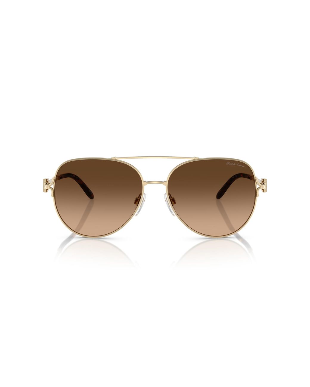Ralph Lauren Black Rl7087 911674 Sunglasses Metal Pilot Normal Shaded