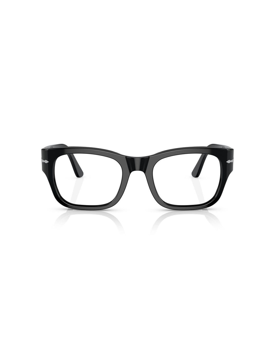 Persol Black Po3297V 95 Optical Frames Acetate Transparent Squared Normal