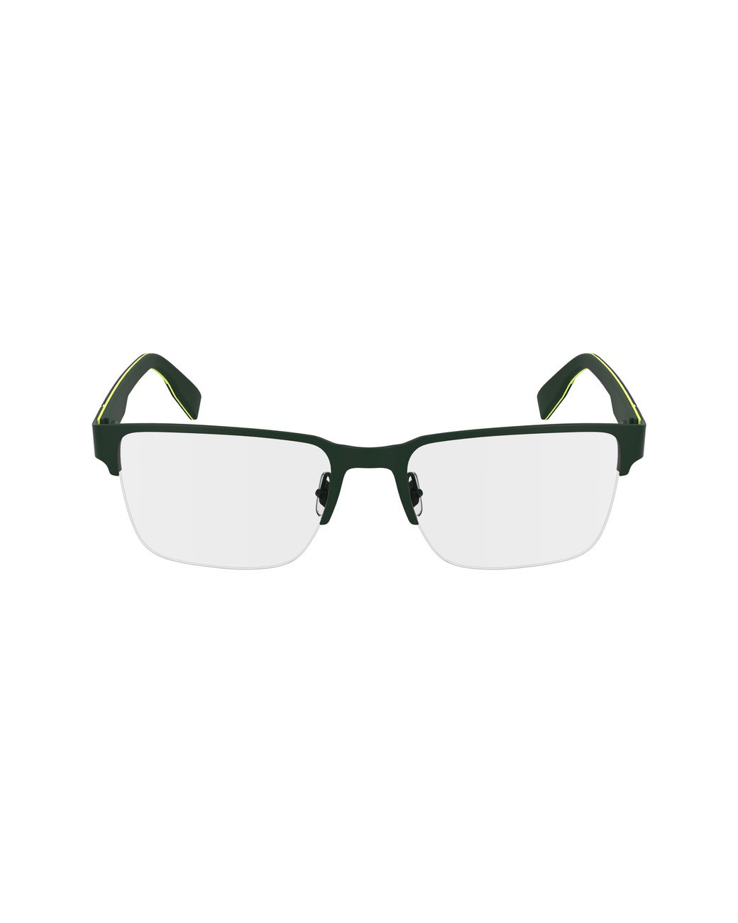 Lacoste Black L2305 301 Optical Frames Metal Squared Normal for men