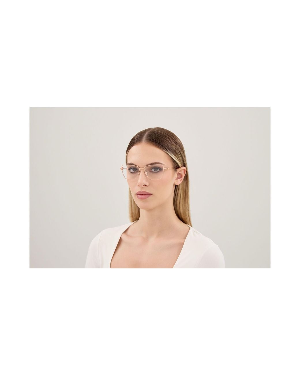 Gucci Black Gg2226O 003 Optical Frames Metal Transparent Butterfly