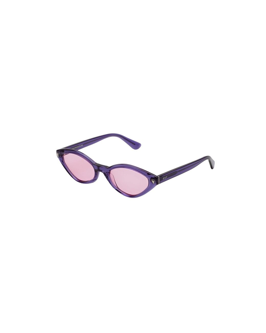 Retrosuperfuture Black Plm Echo Dreamer Sunglasses Acetate Geometric Normal