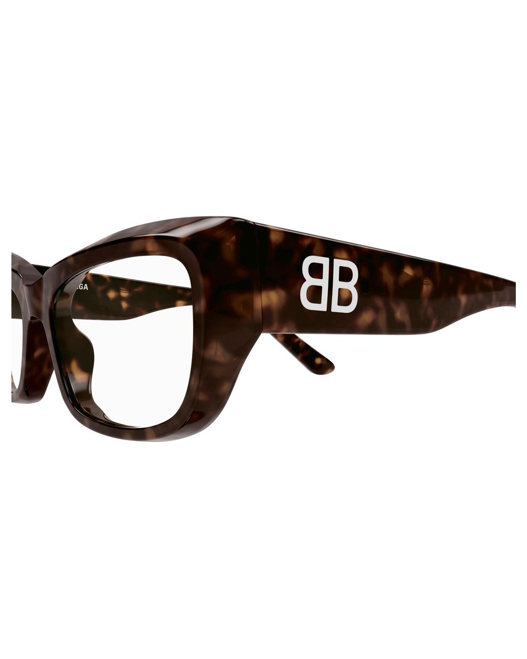 Balenciaga Black Bb0399O 002 Optical Frames Acetate Transparent Squared