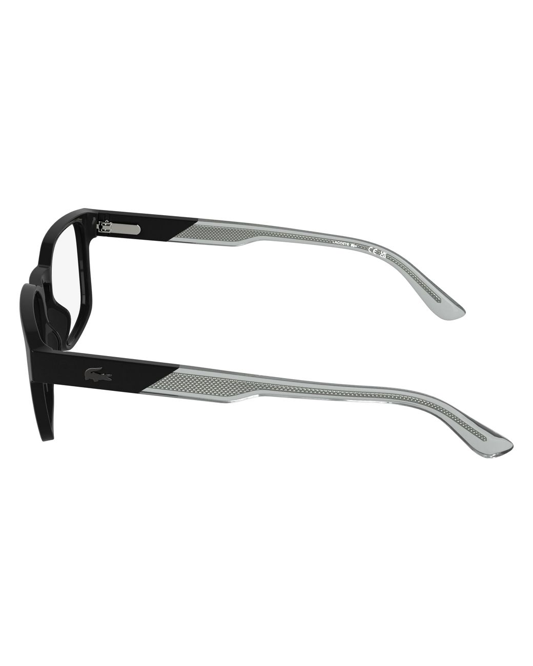 Lacoste Black L4010 001 Optical Frames Bio-Injected Squared Normal for men