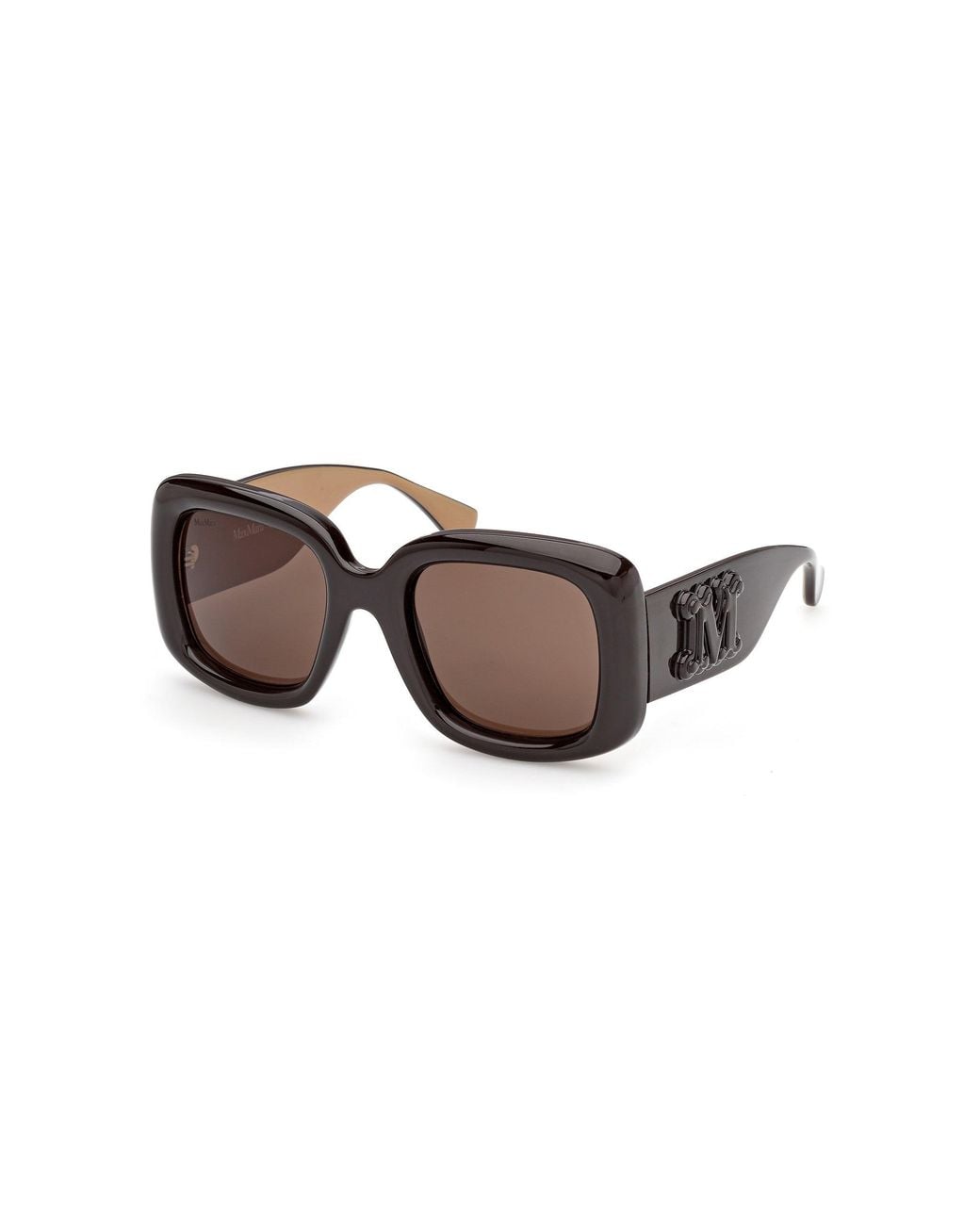 Max Mara Black Mm0207 50E Sunglasses Injected Butterfly Normal