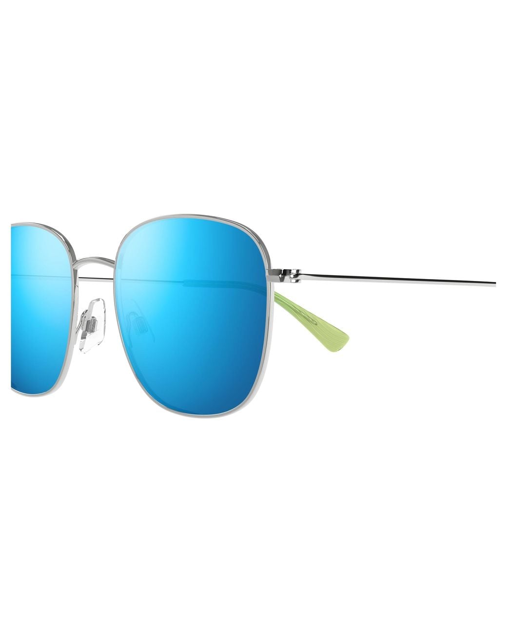Maui Jim Black Mj0657Sa 003 Occhiali Da Sole Metallo Blu Squadrata