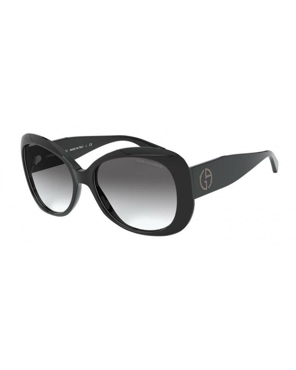 Giorgio Armani Black Ar8132 500111 Sunglasses Acetate Butterfly Normal Shaded