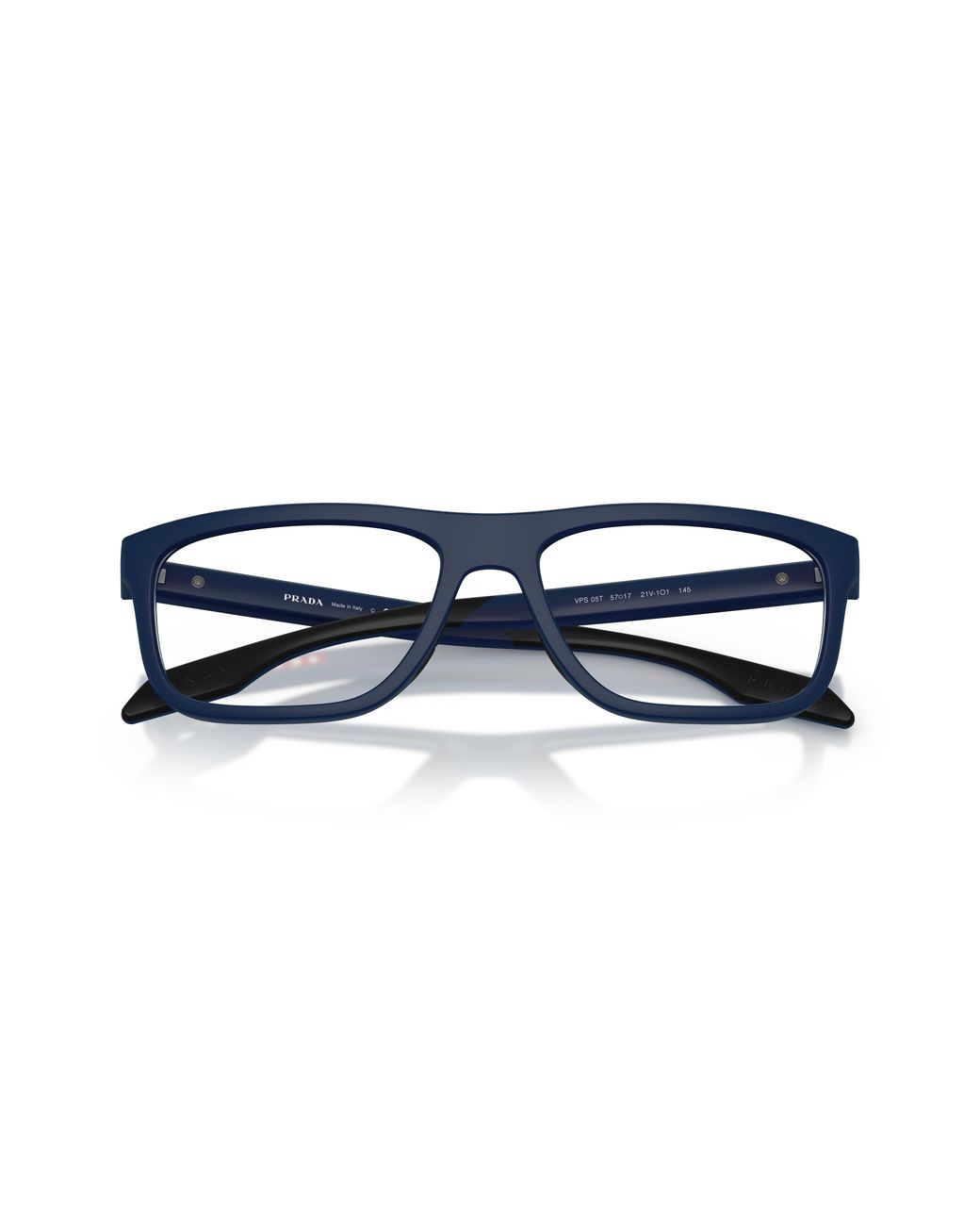 Prada Linea Rossa Black Ps 05Tv 21V1O1 Optical Frames Injected Transparent Pillow Normal for men