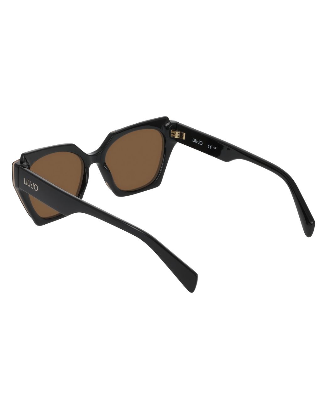 Liu Jo Black Lj809S 001 Sunglasses Bio-Inject Marrone Squared Normal
