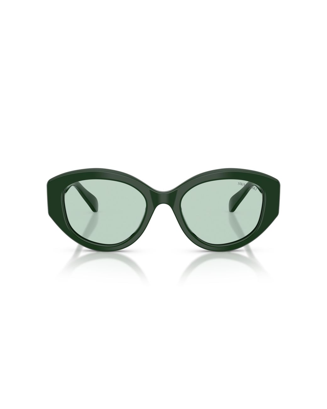 Swarovski Green Sk6005 1026M1 Sunglasses Acetate Geometric Photochromatic