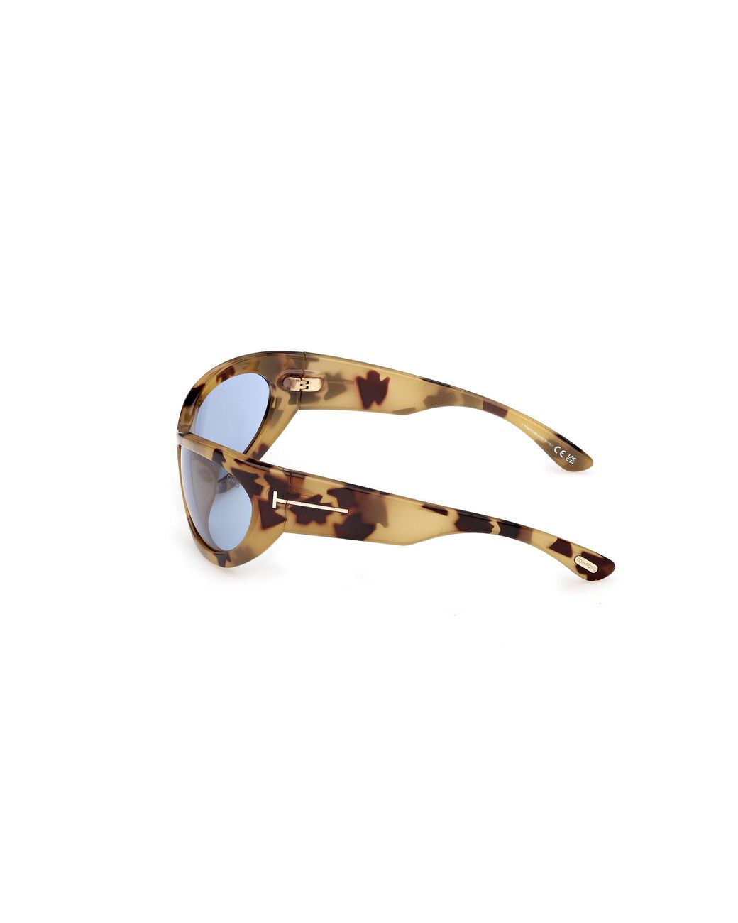 Tom Ford Black Ft1365 Leona-02 56V Sunglasses Injected Cat Eye Normal