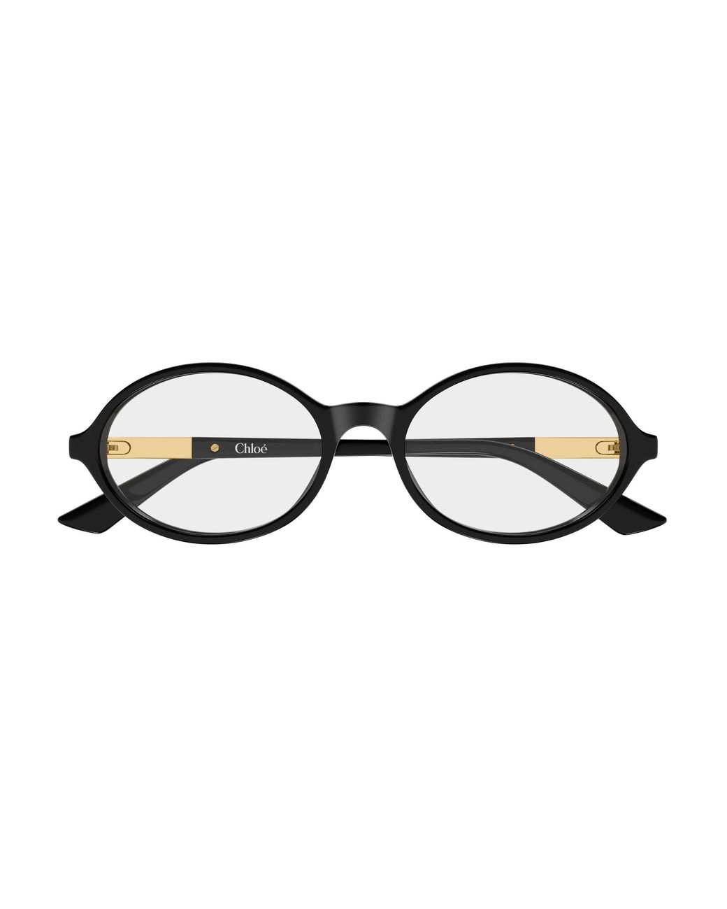 Chloé Black Ch0367O 001 Optical Frames Acetate Transparent Round