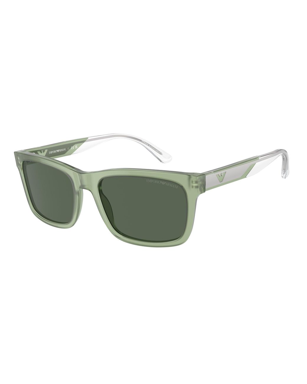 Emporio Armani Green Ea4224 609471 Sunglasses Acetate Squared Normal for men