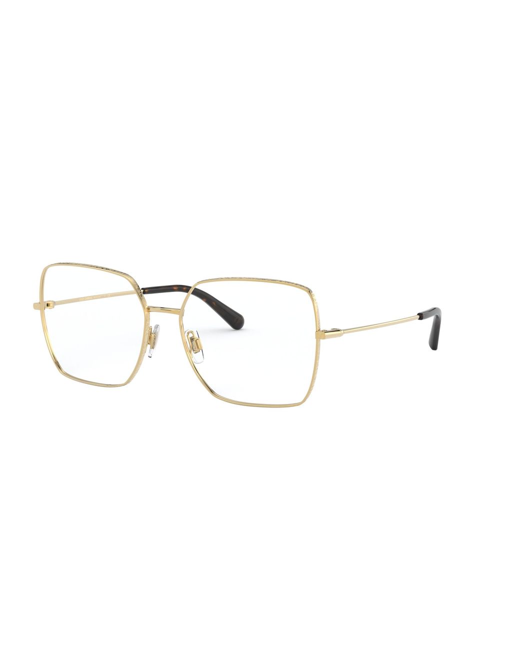 Dolce & Gabbana Black Dg1323 02 Optical Frames Metal Squared Normal