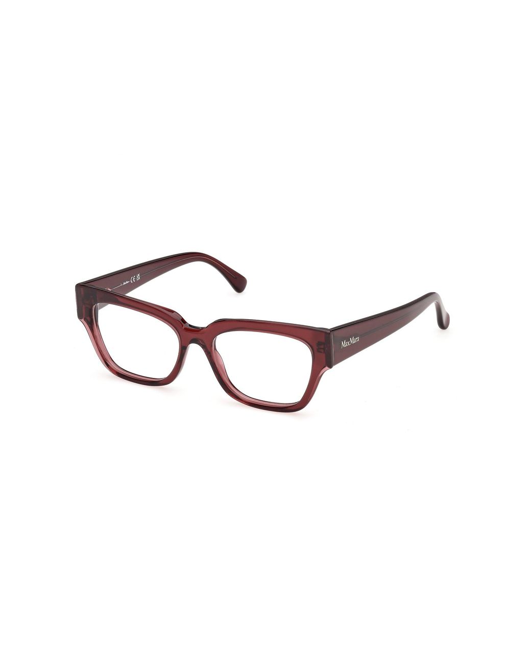 Max Mara Black Mm5259 69 Optical Frames Acetate Squared Normal