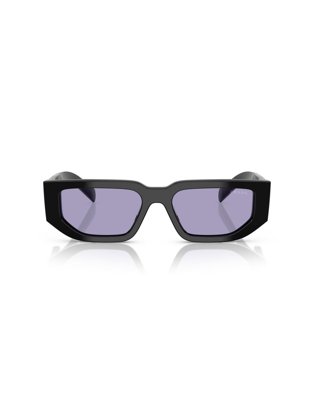 Prada Black Pr 09Zs 16K01O Sunglasses Acetate Squared Normal for men