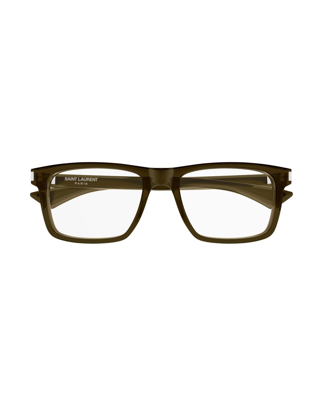 Saint Laurent Black Sl 882 009 Optical Frames Acetate Transparent Squared Antiriflesso for men