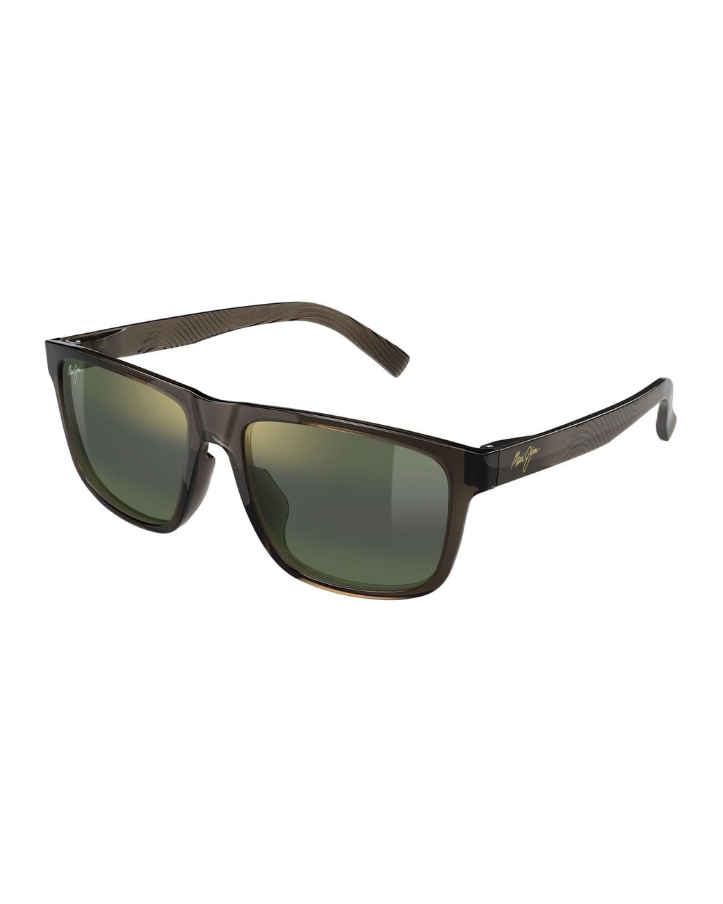 Maui Jim Black Mj0363S 004 Sunglasses Bio-Injected Squared for men