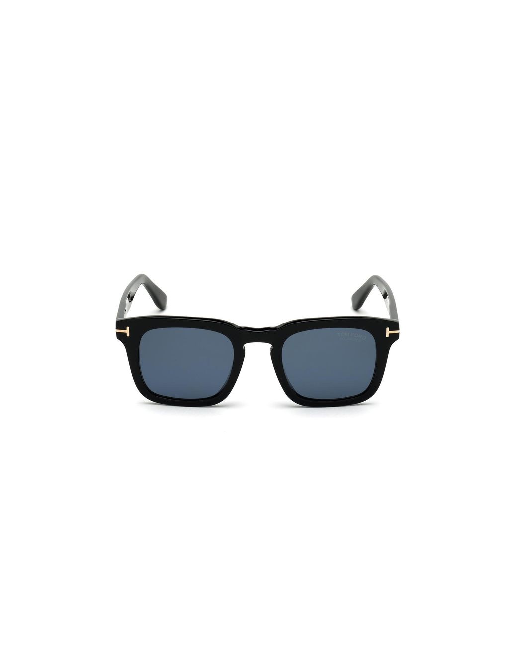 Tom Ford Black Ft0751 Dax 01V Sunglasses Acetate Squared Polarized for men