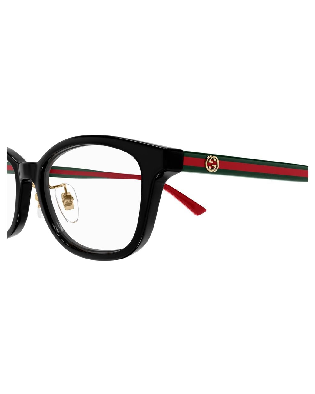 Gucci Black Gg1903Oj 001 Optical Frames Acetate Transparent Squared