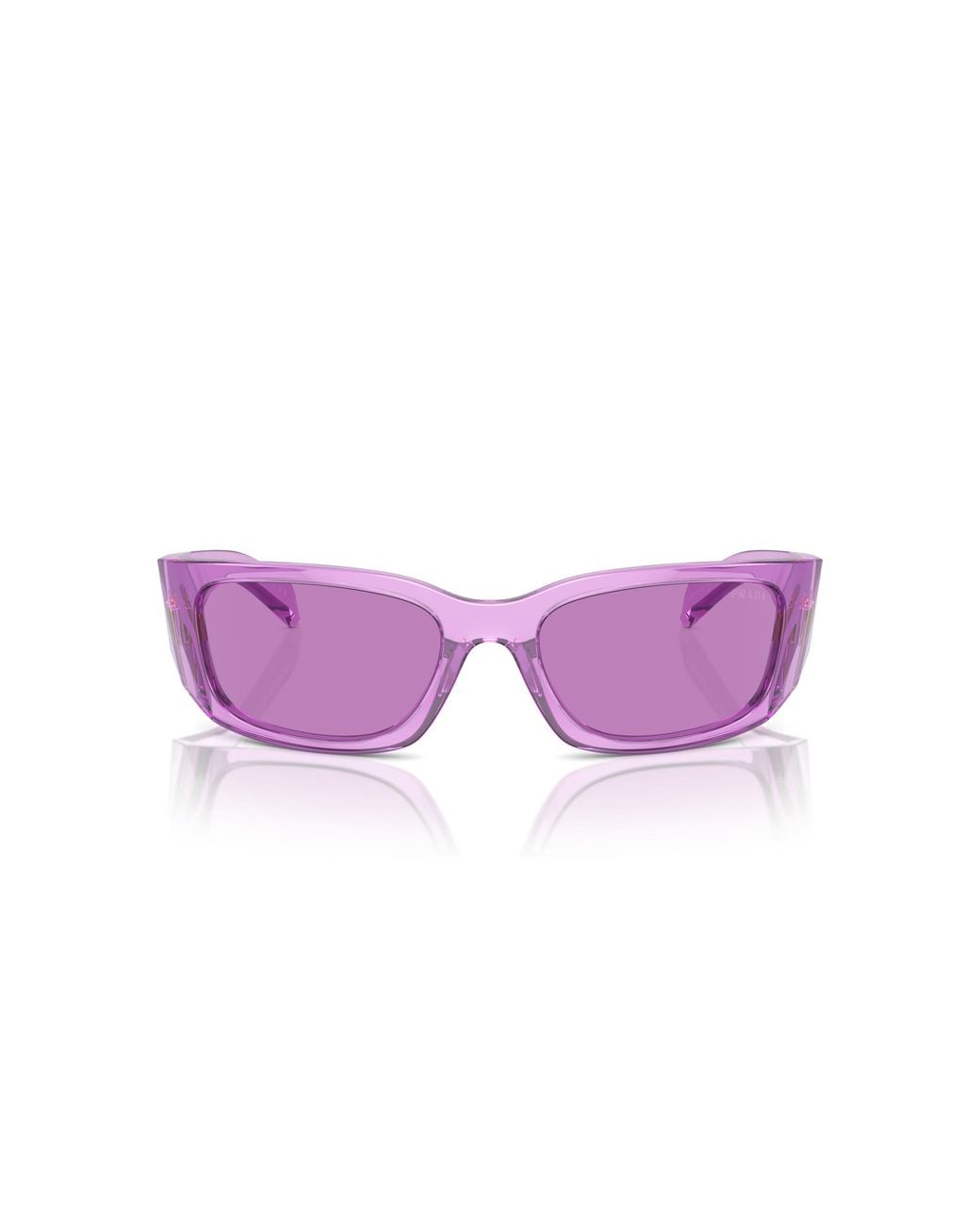 Prada Purple Pr A14S 13R30G Sunglasses Acetate Butterfly Normal