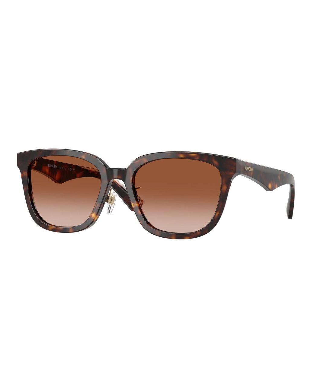 Burberry Black Be4446D 300213 Sunglasses Acetate Squared Normal Shaded