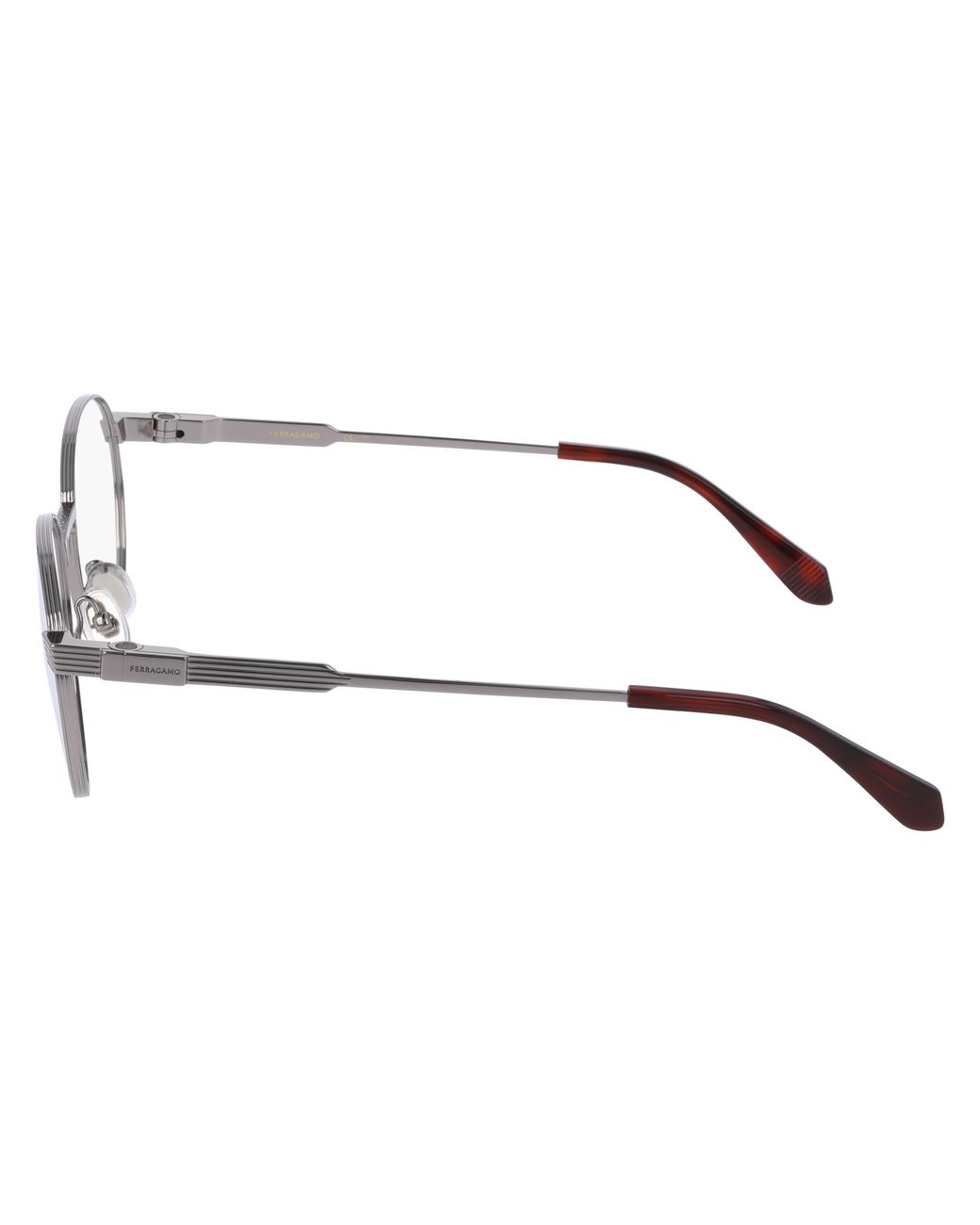 Ferragamo Black Sf2596 018 Optical Frames Titanium Geometric Normal for men